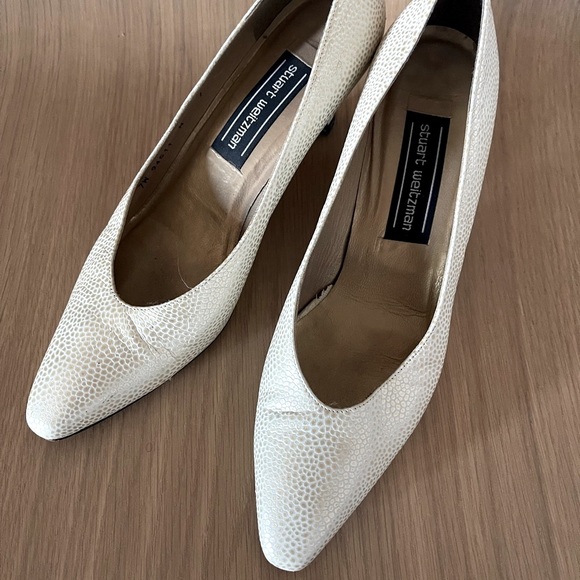 Stuart Weitzman Shoes - Stuart Weitzman Heels Snakeskin Print sz 7